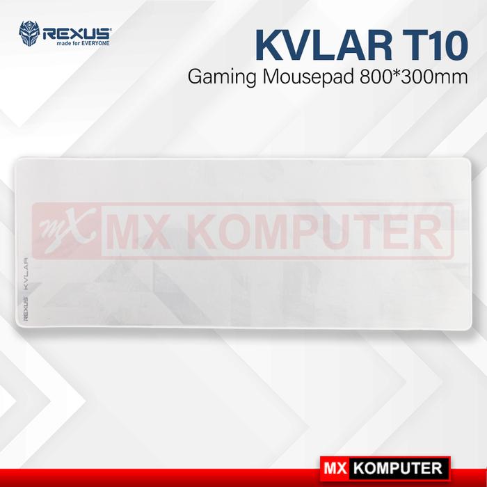 Gambar Rexus Mousepad Gaming Kvlar T10 Speed Edition XL - Putih dari MXKomputer_NEW undefined Tokopedia