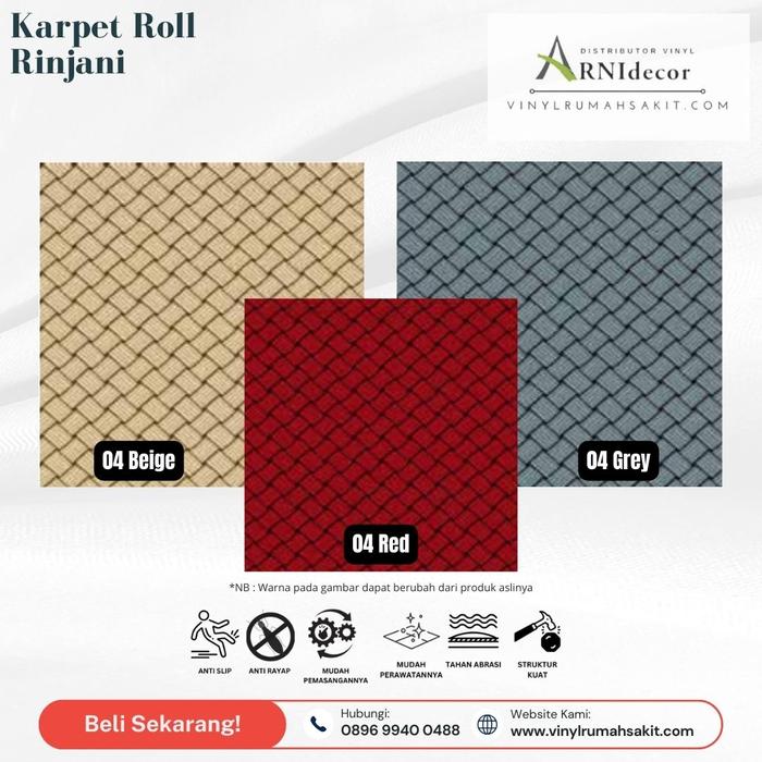 Gambar Karpet Roll Meteran Rinjani 6mm | Karpet Bioskop / Hotel / Ballroom - 2 dari Vinyl Rumah Sakit undefined Tokopedia