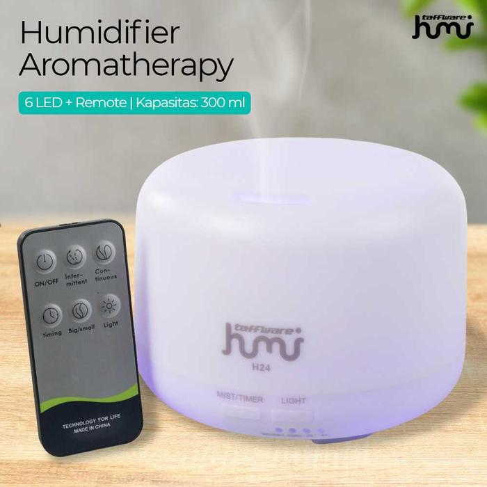 Gambar HUMIDIFIER OIL AROMATERAPI DIFFUSER DIFUSER AROMATHERAPY MODEL REMOTE - 300ML, HANYA ALAT dari DIFFUSER &amp; HOME LIVING undefined Tokopedia