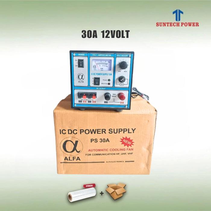 Alfa Rig Jual Power Supply Alfa 30 Ampere 40 Ampere 12 volt Rig - 30A - Kota ...