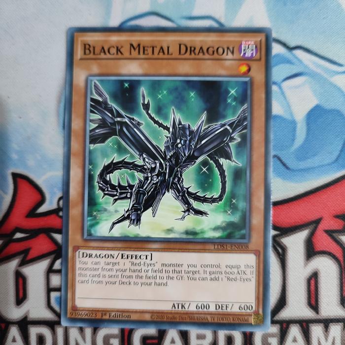 Yu-Gi-Oh! Black Metal Dragon Card - LDK2-ENJ06 Common - From Legendary Decks II Set - View #2
