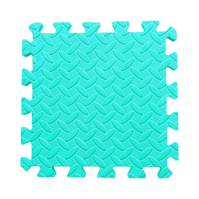 Gambar HAPPY BABY Matras Puzzle Anak PREMIUM 30x30cm Alas Lantai Bayi Playmat - Hijau Tosca dari cath &amp; shop undefined Tokopedia