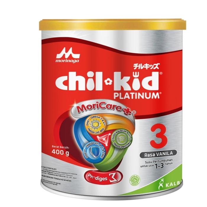 Gambar morinaga Chil-Kid 3 Platinum Susu Pertumbuhan 1-3 Tahun Vanila 400 g dari BigSmart jakarta utara undefined Tokopedia
