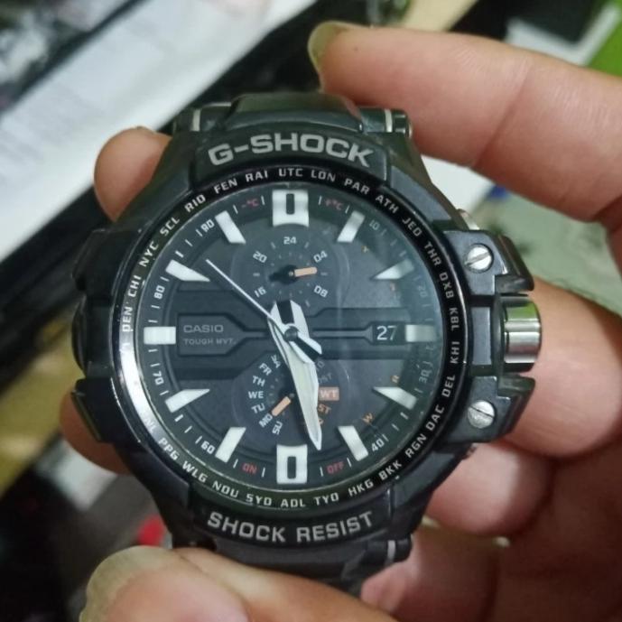 Gwa 1000 Blue Casio G-Shock Gravity Defier GWA1100 GW-A1100 Navy