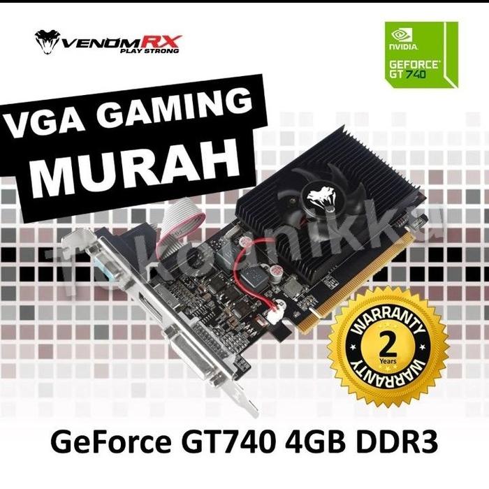 Jual VGA VENOMRX Gaming Geforce GT 740 GT740 4GB DDR3 128BIT