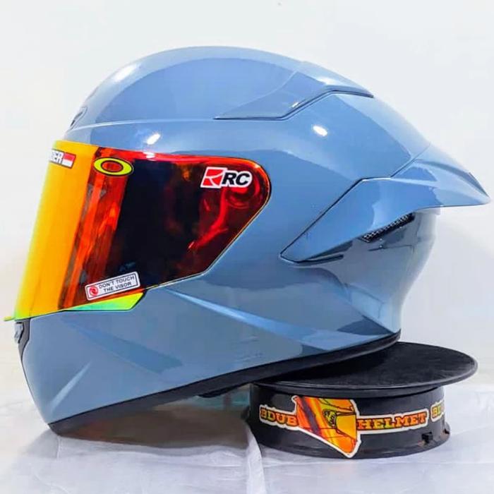 Gambar Helm Full face MLA TT Course original - grey doff, M dari Juraganhelmet99 undefined Tokopedia