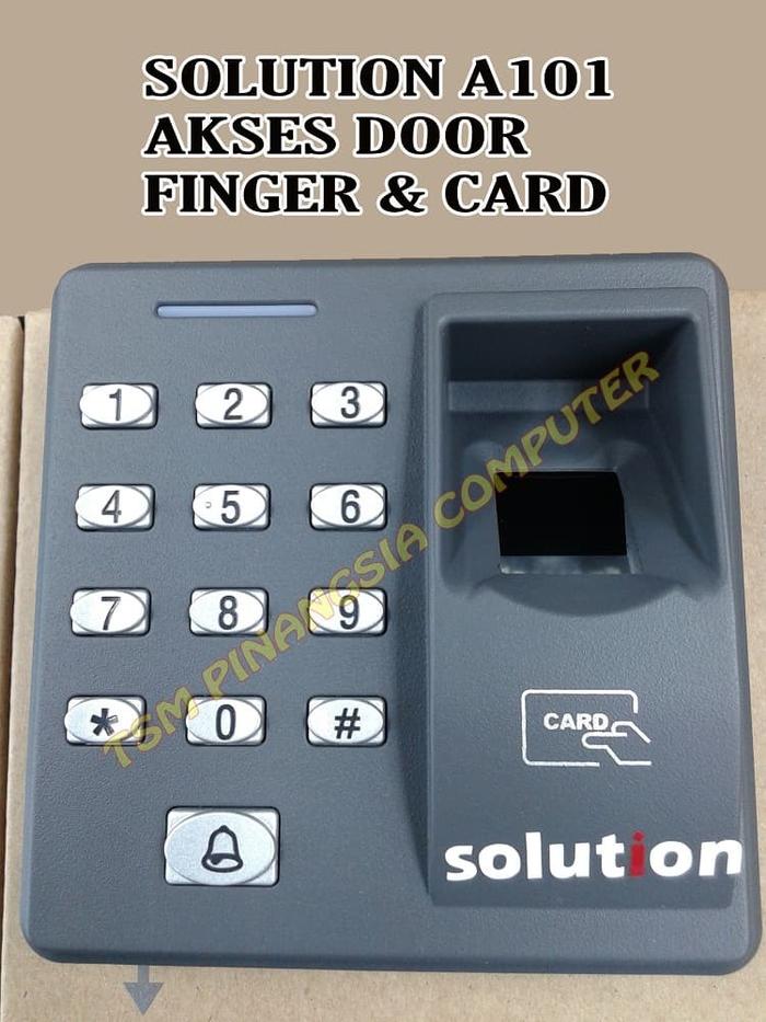 Gambar Solution A-101 Access Control Fingerprint + Card - Unit Only dari Tsm Pinangsia Computer Glodok undefined Tokopedia