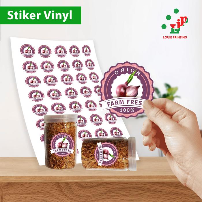 Gambar Louie Printing - Cetak Stiker Label A3+ Vinyl Glossy/Doff+Cutt - Doff LamGlossy, 80pcs dari Louie Printing undefined Tokopedia