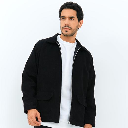 Gambar Dyllco Maison - Corduroy Zip Jacket - Hitam, XL dari Dyllco Official undefined Tokopedia