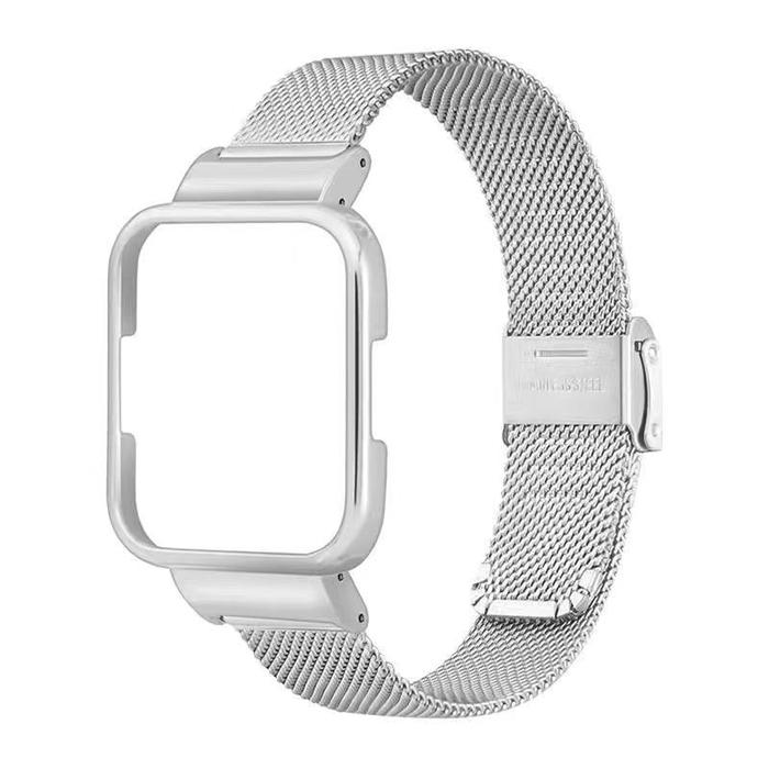 Gambar Stainless Steel Strap Redmi Watch 1/2 Lite & 3 Active Generation - B-Silver, RW 1 Lite dari iKee Amo undefined Tokopedia