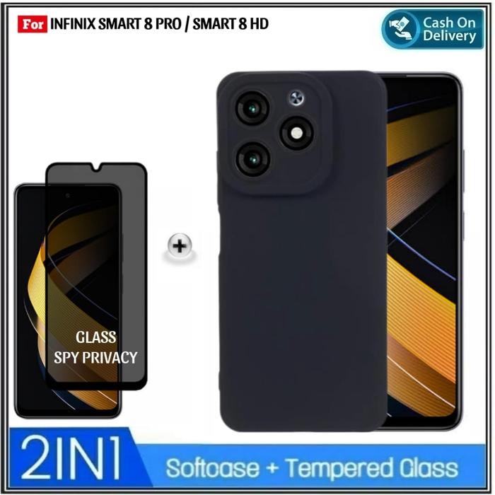 Gambar PAKET Case Infinix Smart 8 Pro / 8 HD Soft Case Pro Camera Protection - PAKET 4 dari AlvaCase undefined Tokopedia