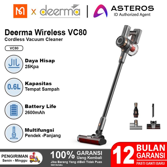 Gambar DEERMA Vacuum Cleaner Handheld Wireless 2in 1 Penyedot Debu Portable - VC80 dari Mcdodo Official Indonesia undefined Tokopedia