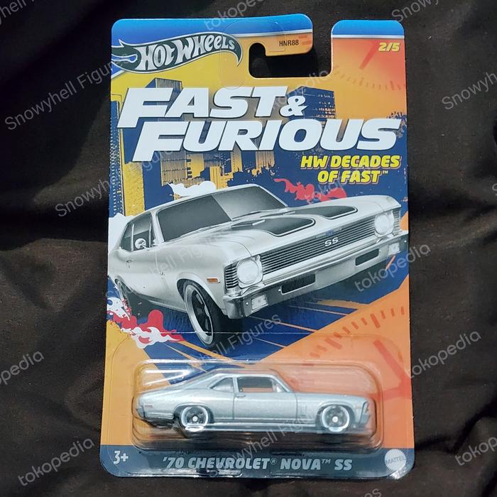 1970 CHEVROLET NOVA SS - FAST & FURIOUS Decades ** 2024 Hot Wheels 1:64 EUR 4,90 - FR 1970 CHEVROLET NOVA SS - FAST & FURIOUS Decades ** 2024 Hot Wheels 1:64 EUR 4,90 - FR