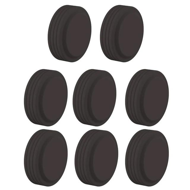 Gambar 8 pcs high quality karet pelindung roda koper - Hitam dari Wheels&Accessories undefined Tokopedia