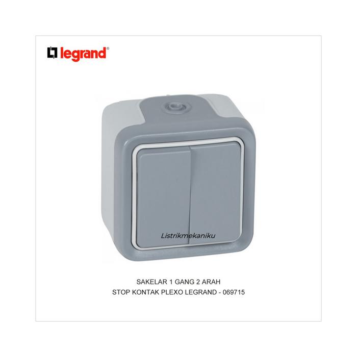 Jual Legrand Switch Plexo IP55-2 gang 2-way-10 AX 250 V~ surface moun ...