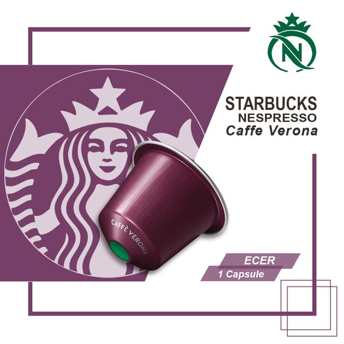 Gambar Starbucks Nespresso Kapsul Ecer Satuan Original Nestle All Varian Rasa - CAFFE VERONA dari Nespresso Mart undefined Tokopedia