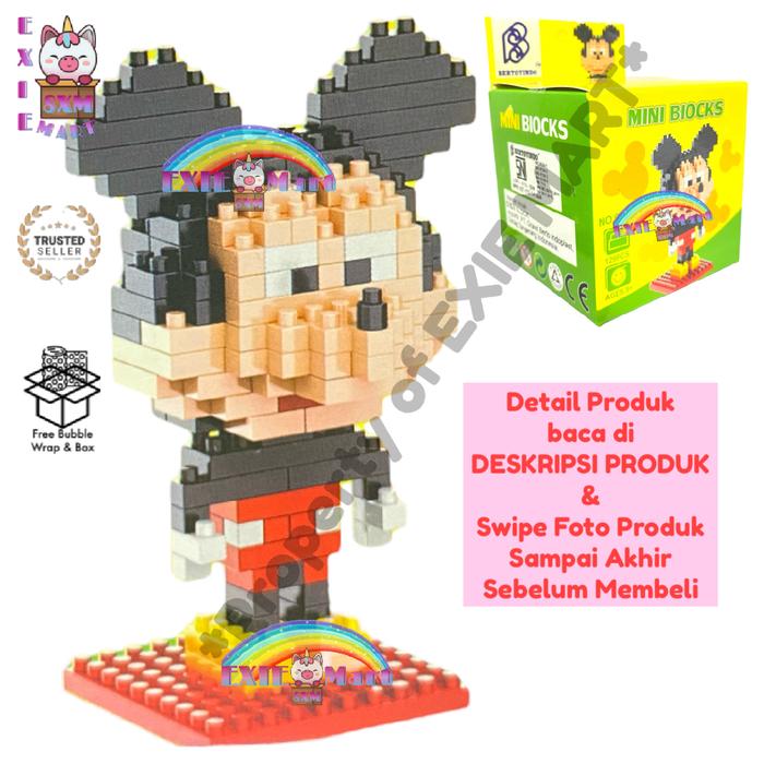 Gambar MAINAN ANAK DIY MINI BLOCK - NANO BRICKS KARAKTER - BLOK MINI ROBOT - MIKI dari EXie Mart undefined Tokopedia