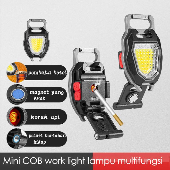 Gambar Lampu LED Gantungan Kunci W5154 Multifungsi Bara Api / Lampu Camping dari homestore1688 undefined Tokopedia