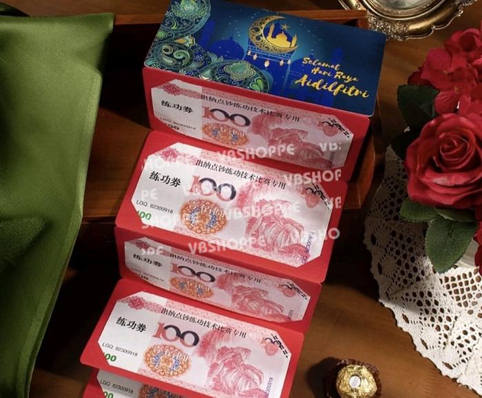 Gambar AMPLOP PREMIUM TARIK 6 10 SLOT LEMBAR UANG LEBARAN THR HARI RAYA IDUL - BIRU , 6 Slot dari VB Luxury undefined Tokopedia