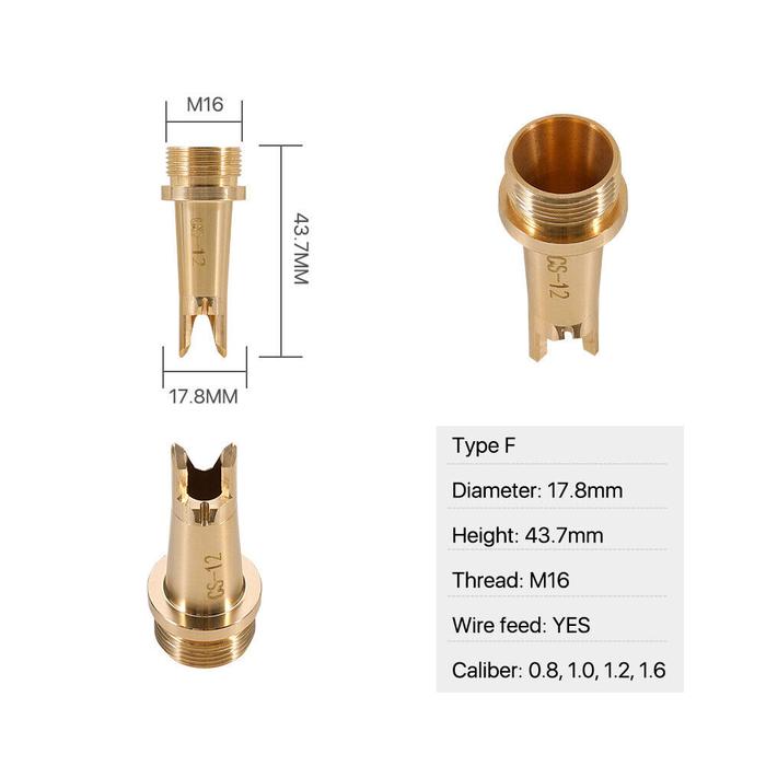 Gambar Zaiku Laser Fiber Welding Cutting Cleaning Nozzle Weiye M16 Wire Feed - Type F 0.8 dari 3D Zaiku Indonesia undefined Tokopedia