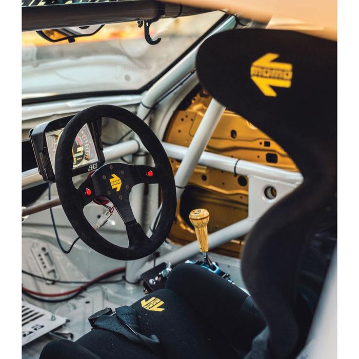 MOMO Motorsport MOD. 80レースステアリングホイールブラックスエード 