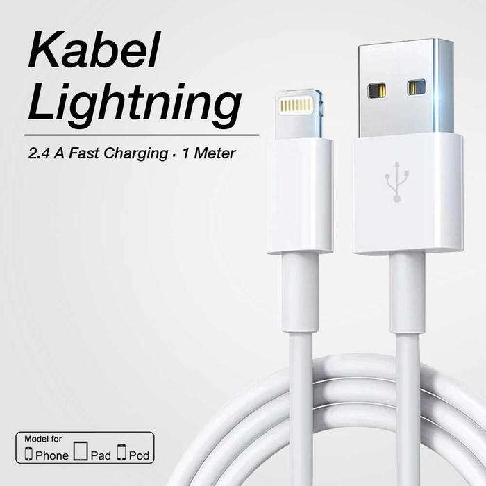 Usb Iphone Thunder Iphone Lightning To Usb Cable Jual Kabel Apple