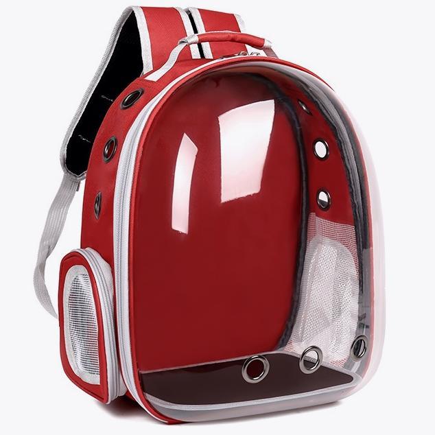 Gambar Tas Kucing/Tas Astronot Kucing Transparant Tas Ransel Travelling Hewan - Merah dari Uso Cat undefined Tokopedia