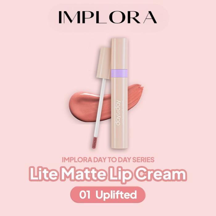 Gambar Implora Day To Day Lite Matte Lip Cream - Lipcream - 01 Uplifted dari Debelleza Shop undefined Tokopedia