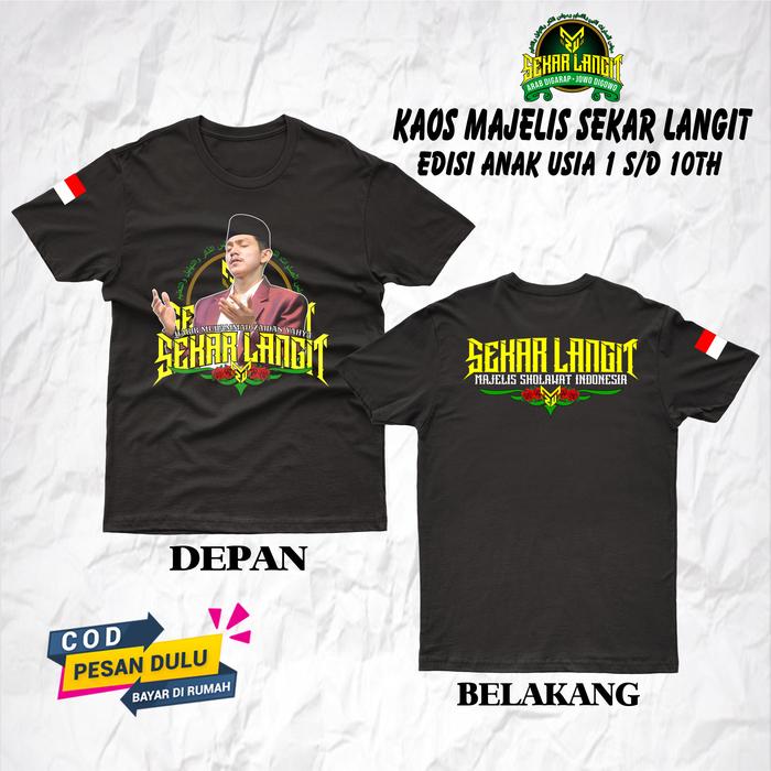 Gambar KAOS Distro DAKWAH ANAK HABIB ZAIDAN YAHYA | BAJU MAJELIS SHOLAWAT - SEKAR LANGIT 03, XL dari FunStoreMerch undefined Tokopedia