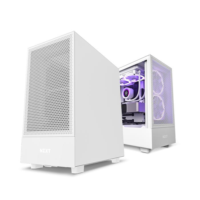 Gambar NZXT H5 Flow Compact Mid-tower Airflow Computer Case - WHITE dari Igamerworld Surabaya undefined Tokopedia