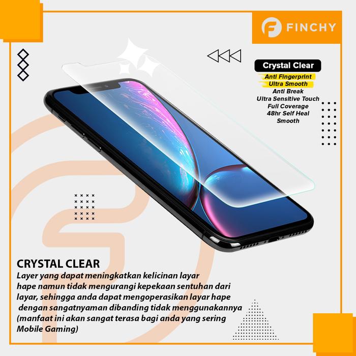 Gambar Finchy anti gores Xiaomi 14 Hydrogel premium Screen Protector - Front - Crystal clear, Case friendly dari Finchy Indonesia undefined Tokopedia