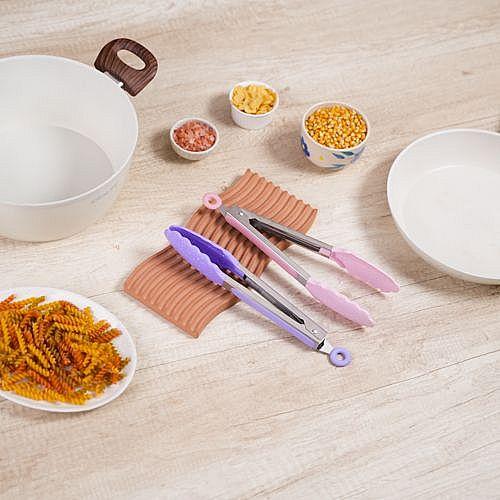 Gambar IDEALIFE - Kitchen Utensils Tong - Peralatan Masak - IL-172b - 9", Abu-abu dari IDEALIFE ONLINE STORE undefined Tokopedia