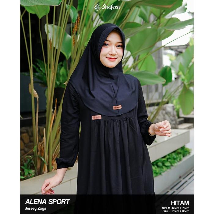 Gambar ag13- shafeen hijab - (size m) daily hijab instan jersey zoya bergo - Hitam dari Yamani9476 undefined Tokopedia