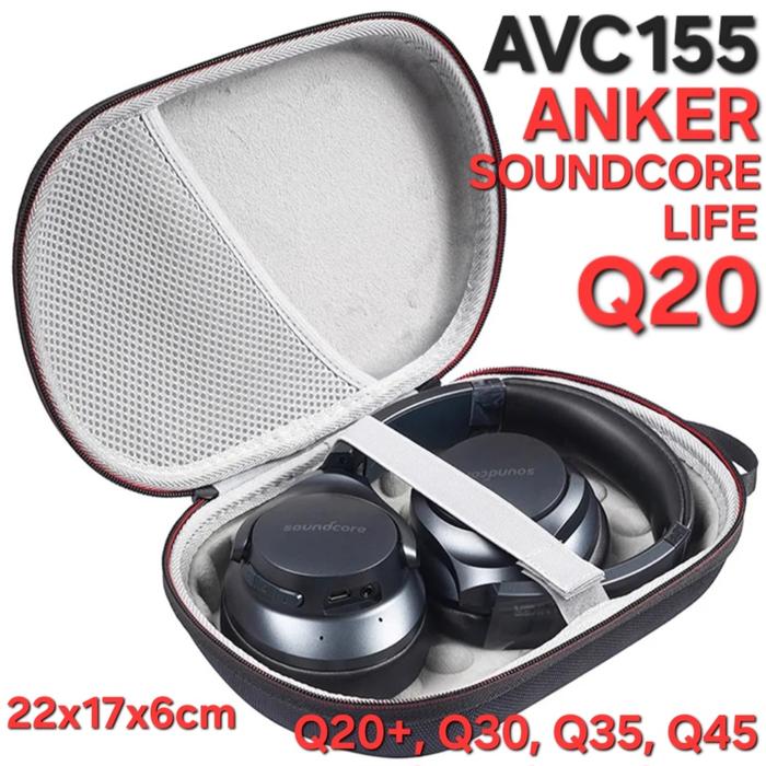 Gambar AVPRO AVC155 EVA Carrying Case Anker Soundcore Life Q20 Headphone dari Pro-X Technology undefined Tokopedia