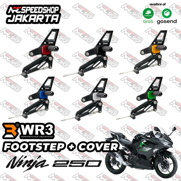 Jual Footstep / Foot Step Racing WR3 V-Series Ninja 250fi 2018 Black ...