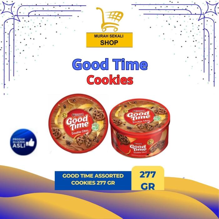 Gambar GOOD TIME goodtime ASSORTED COOKIES 277gr Original - 277G dari Murah Sekali Shop undefined Tokopedia