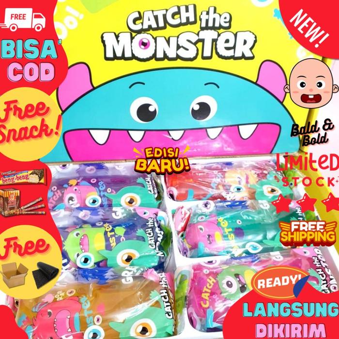Gambar [YUMI] ORIGINAL Mainan Anak Monster Air Licin Viral Rhino Catch The - Random 1Pcs dari TOKO YUMITA undefined Tokopedia