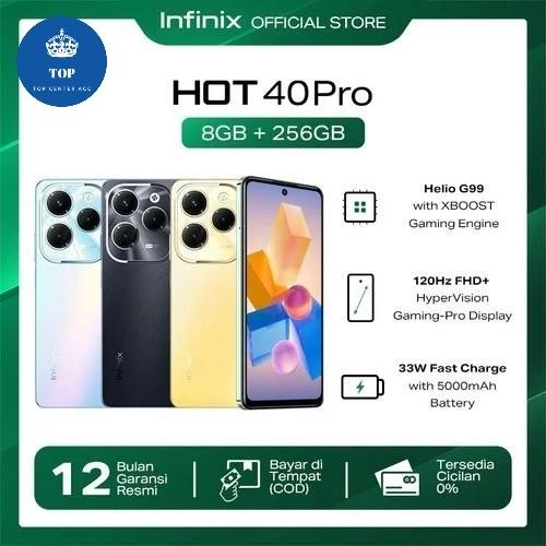 Gambar INFINIX HOT 40 PRO 8+256GB RESMI dari Top center acc undefined Tokopedia