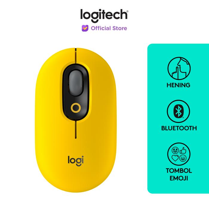 Gambar Logitech POP Mouse Wireless Bluetooth Silent Emoji Keys - Blast dari Logitech Official Store undefined Tokopedia