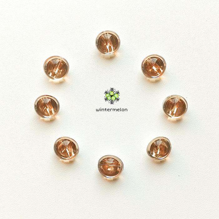 Gambar 12 Buah Kancing Kristal Kebaya / Kancing Kebaya Jamur Part 2 - Kuning Muda dari wintermeloncrafts undefined Tokopedia