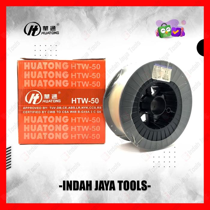 Jual Kawat Las CO 0.8 mm HUATONG CO2 Mig Wire Mag Roll 15 kg Kota Bandung Indah Jaya Tools