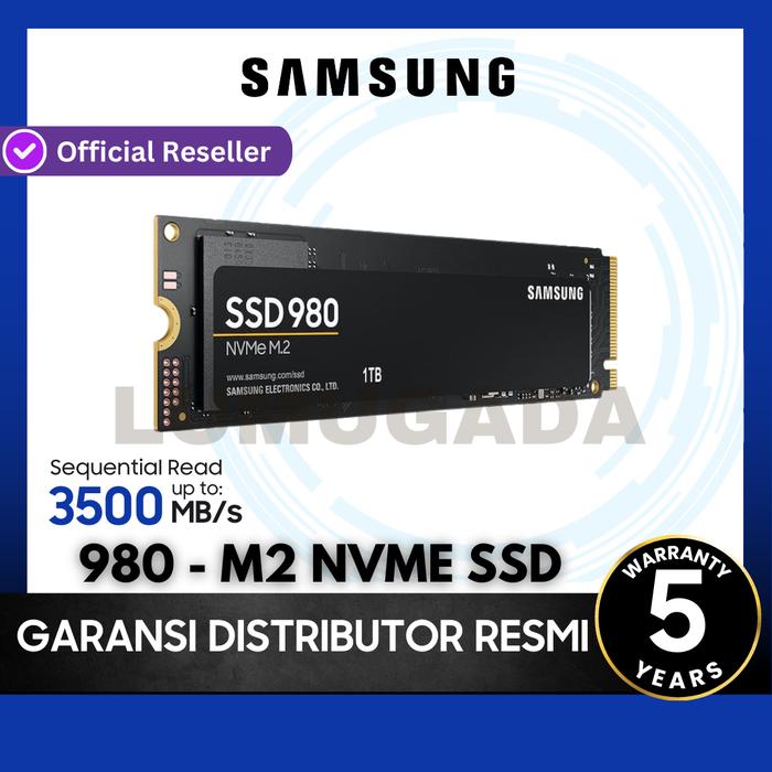 Gambar Samsung SSD 980 250GB 500GB 1TB M.2 PCIe NVMe 1.4 Gen3 M2 Internal SSD - SSD only, 1TB dari Lumugada undefined Tokopedia