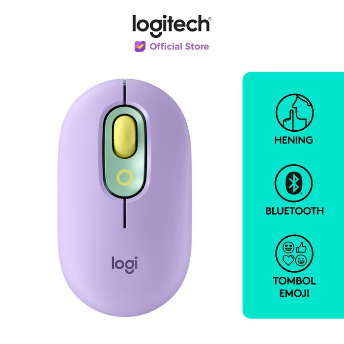 Gambar Logitech POP Mouse Wireless Bluetooth Silent Emoji Keys - Daydream dari Logitech Official Store undefined Tokopedia
