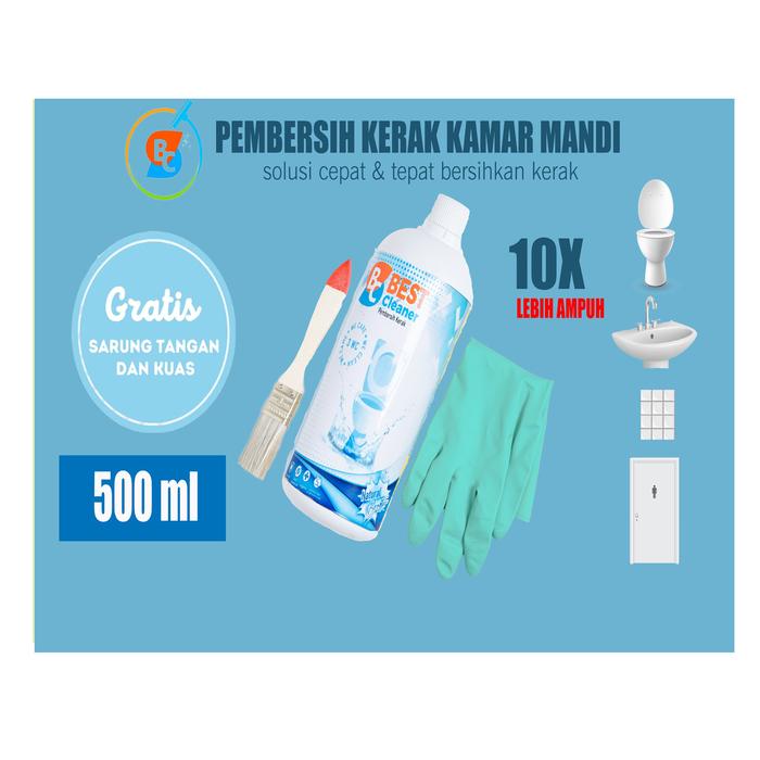 Gambar PEMBERSIH KERAK KERAMIK LANTAI KAMAR MANDI TOILET CLOSET PORSELEN - natural 500ml, All Size dari bestclink official undefined Tokopedia