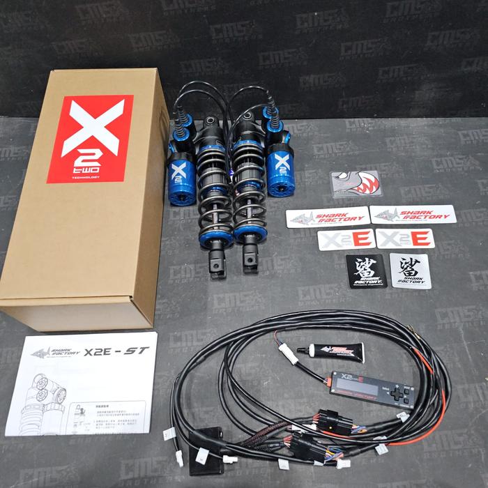 Gambar Shockbreaker Sok Belakang Shark Factory X2 X2 E Yamaha New Nmax Aerox - Biru dari Cemerlang6Brothers undefined Tokopedia