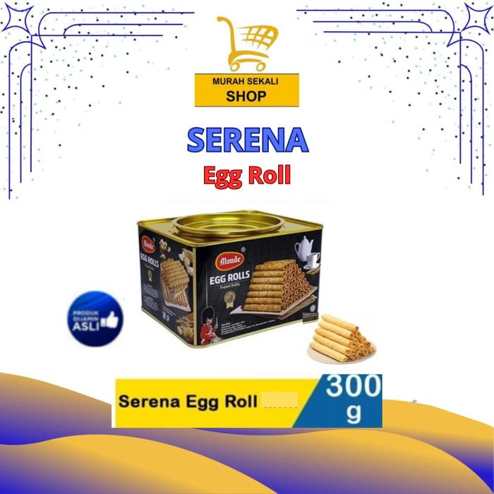Gambar Biskuit Monde Egg Roll Mini 300gr 300 / Biskuit Serena Egg Roll Monde dari Murah Sekali Shop undefined Tokopedia
