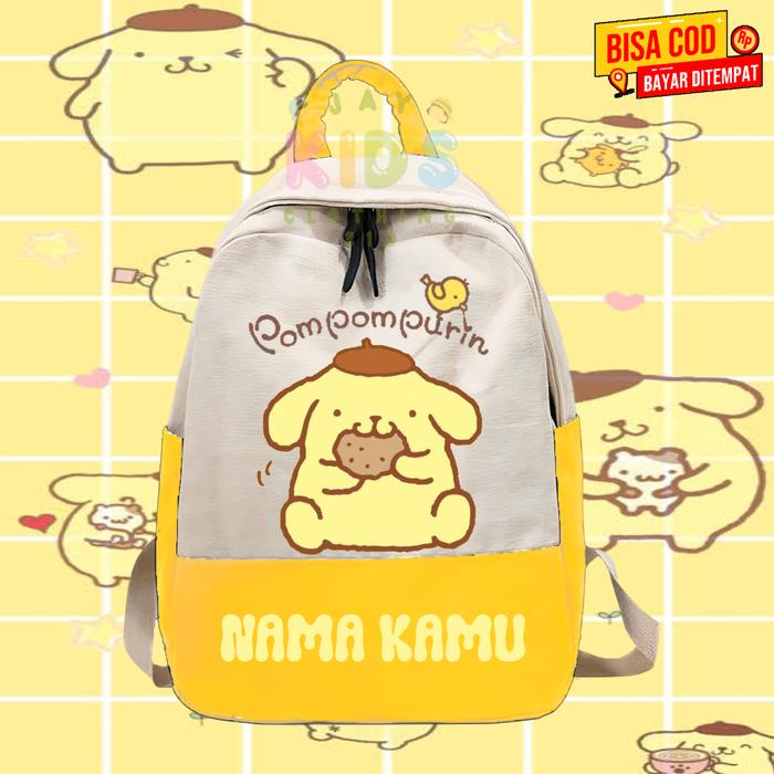 Pompompurin Pom Pom Backpack Jual Tas Anak Pompompurin Sanrio