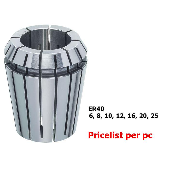 Gambar ER40 COLLET, Wrench & CAP NUT, Spindle connector - Collet ER40 dari 3DP store undefined Tokopedia