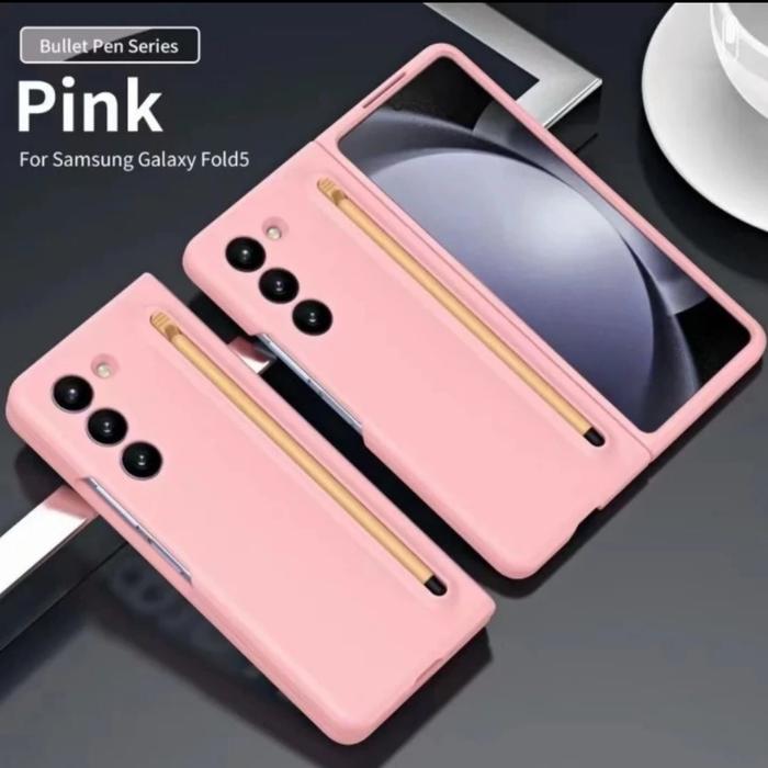 Gambar CASING Z FOLD 3/4/5  Z FOLD 5 FLAGSHIP CASE WITH PEN OEM - pink, z fold 3 dari Mbuycase88 undefined Tokopedia
