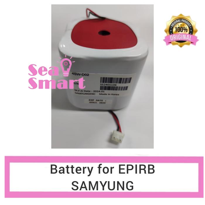 Jual batre epirb samyung sep406 sep500/ Epirb battery Samyung Original ...